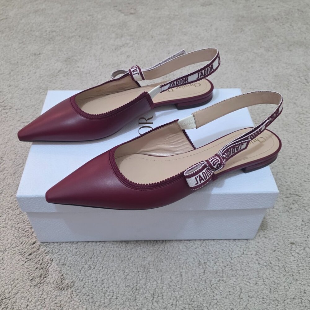 NWT Dior J'ADIOR Slingback Pump Ruby Red 41 - Picture 3 of 7